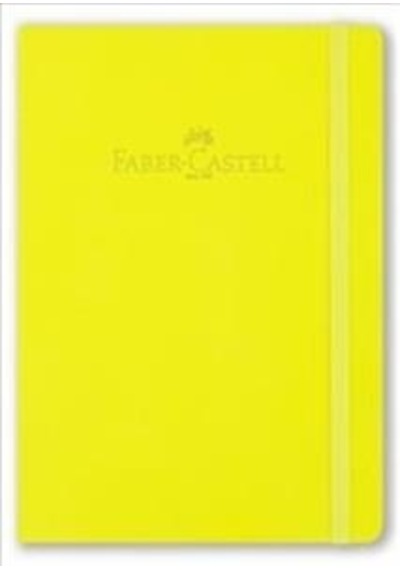 Faber Castell Lastikli Ciltli Defter A6 80Ypr. Suni Deri