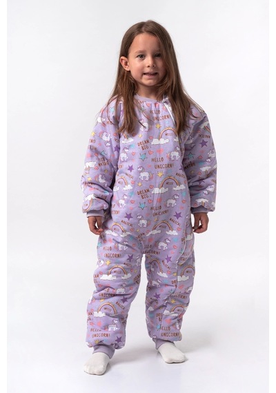 Babydonat Unicorn Desenli Çocuk Uyku Tulumu