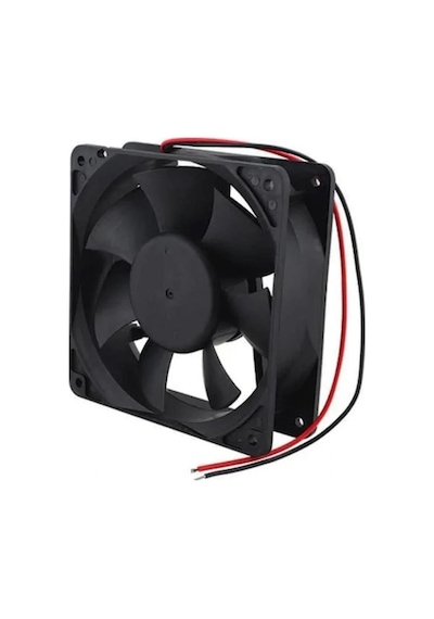 Powermaster Pm-1808 Fırçasız Dc Fan 120x120x38mm 12 Volt 2 Açık Uçlu Kablolu 12x12
