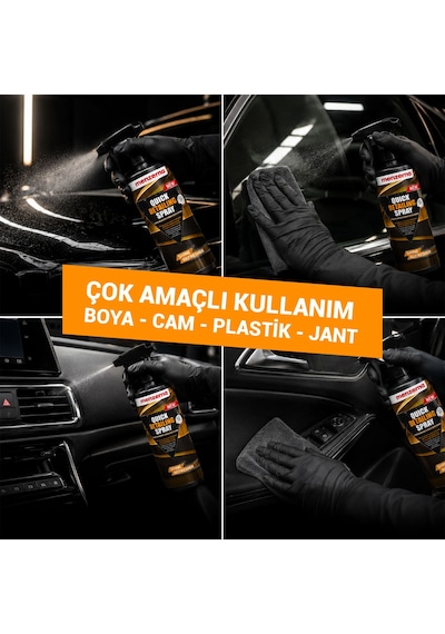 Menzerna Quick Detailing Spray Hızlı Cila 500 Ml Araç İç Dış Temizlik Oto Boya Parlatıcı Koruyucu