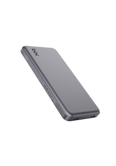 Bix Pb113 10000mah Pd 20w Çift Usb-c Portlu Powerbank Koyu Gri