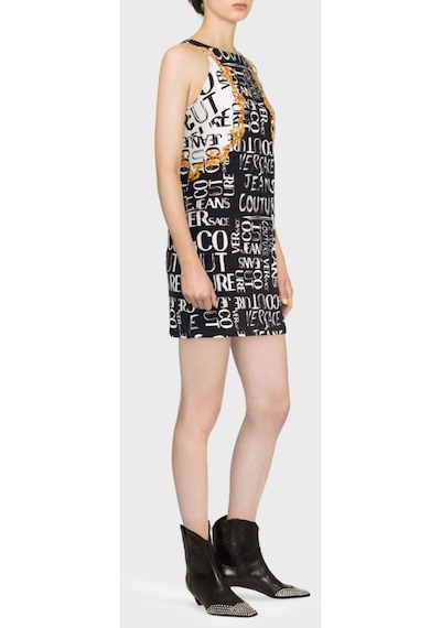Versace Jeans Couture Bayan Elbise 74hao95p Es054l54 G89 Siyah