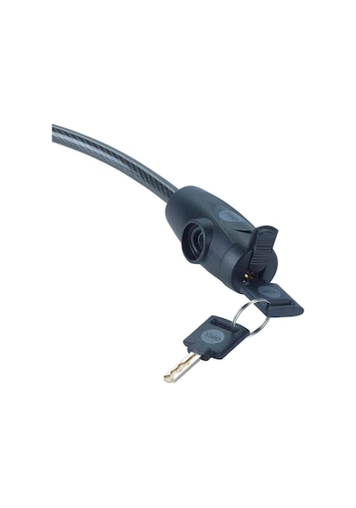 Yale Essential Kablolu Bisiklet Kilidi 10mm - Anahtarlı Gri