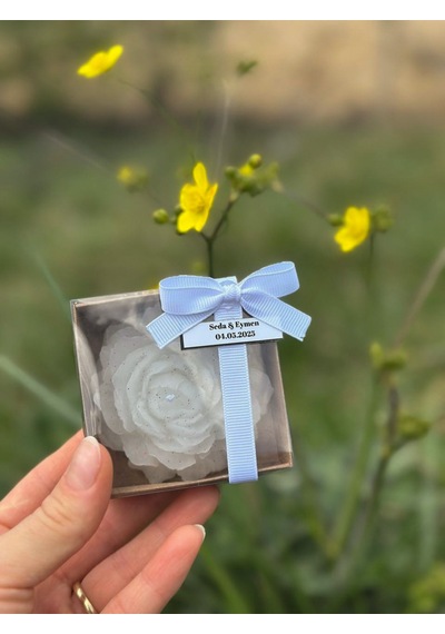 Bernami Biblo Pinterest Kraft Kutulu Şakayık Çiçeği Mum Hediyelik 10 Lu Kına, Söz, Nikah, Babyshower