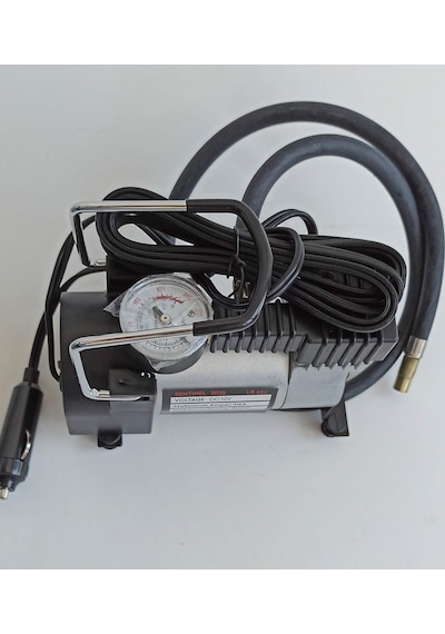 Oto Metal Hava Kompresörü Lastik Şişirme 12 Volt 150 Psi
