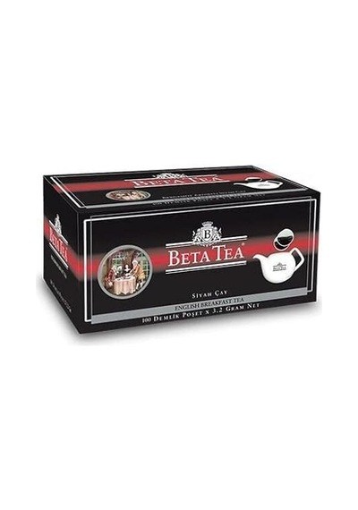 English Breakfast Demlik Poşet 100 Adet Seylan Çayı - Ceylon Tea Earl Grey - Bergamot - Tomurcuk Çayı