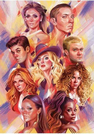 Art 2000 Parça Dünya Müzik Starları Puzzle