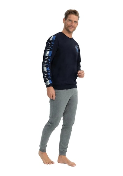 U.s. Polo Assn. Erkek Uzun Kollu Baskılı Pijama Takımı 001