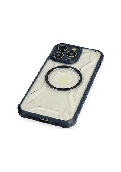Apple iPhone Uyumlu  12 Pro Max Uyumlu Kılıf Prag Magneticsafe Kapak - Lacivert