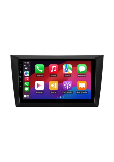 Volkswagen Golf 2009-2012 Android Multimedya Carplay Android Auto Navigasyon 8gb Ram 128gb 9"