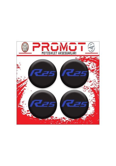 R25 Uyumlu Damla Sticker 4cm-4 Adet 04 Diğer
