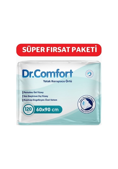 Dr Comfort 60x90 Yatak Koruyucu Örtü 120 Adet