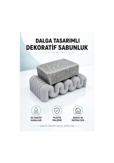 - Dalga Formlu Sabunluk Gri