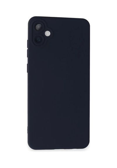 Samsung Uyumlu Galaxy A05 Uyumlu Kılıf Nano İçi Kadife Silikon - Lacivert