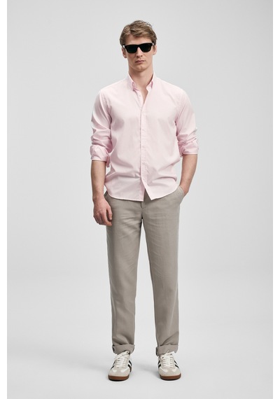 Lufian Danıel Erkek Basic Gömlek Regular Fit Pembe Pembe 111010677100800