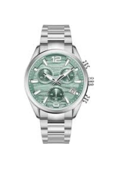 Quantum Pwg1259.300 Quartz Çelik Gri Yeşil Kadran Safir Cam 41 Mm Erkek Kol Saati Gri
