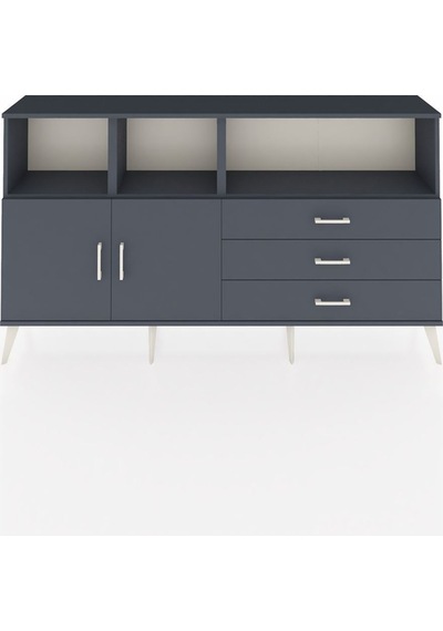 Arges Konsol 5 Raflı 3 Çekmeceli 2 Kapaklı 176x30x99 Antrasit-antrasit Antrasit - Antrasit Arges Konsol 5 Raflı 3 Çekmeceli 2 Kapaklı 176x30x99 Antrasit-antrasit Antrasit - Antrasit