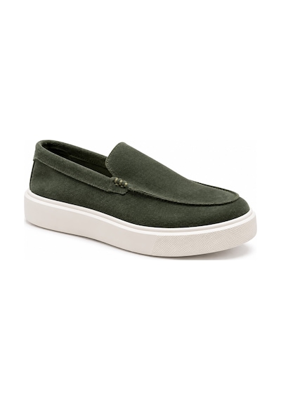 Lufian 111230309 Zayn Sneaker Erkek Deri Ayakkabı Haki