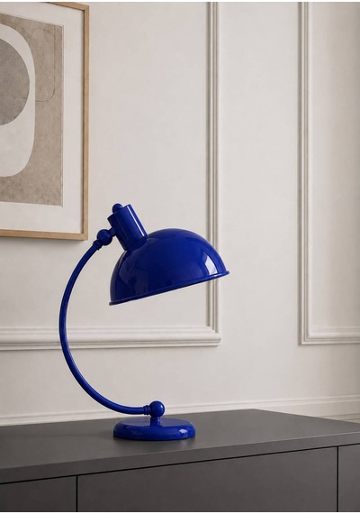 Arco Mavi Metal Masa Lambası Modern Ayarlanabilir Çalışma Ve Okuma Lambası, E27 Led Uyumlu Hareketli Başlıklı Dekoratif Ofis Ve Çalışma Masası Abajuru 51069380
