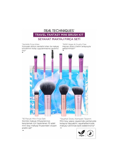 Real Techniques Mini Seyahat Fırça Seti RT-4285