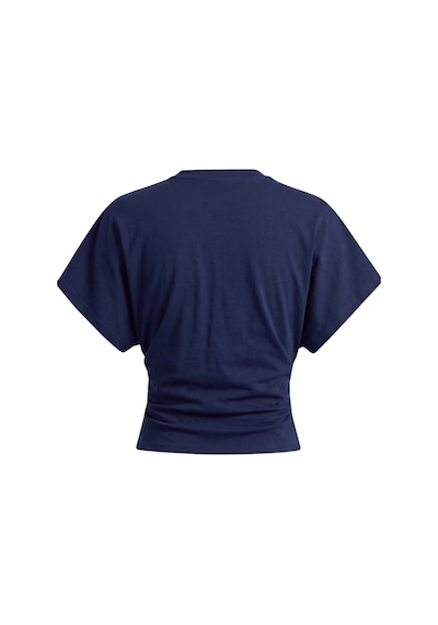 Genius Store Kadın Yarasa Kollu Bluz Pamuklu 2 Li Bluz Yarasakol-2 Lacivert-bordo