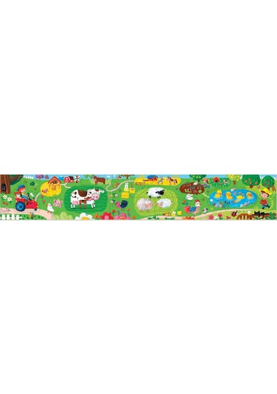 Educa 26 Parça Çiftlik Hikaye Ve Sayılar Puzzle - Panoramik - 3-5 Yaş 1 Adet