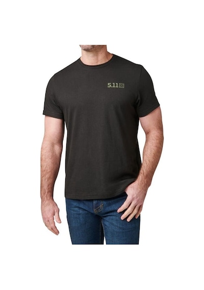 5.11 Brew Ground Ss Tee Kısa Kol Sıyah T-shırt Çok Renkli