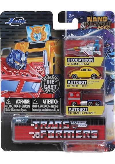 Jada 1/87 Hollywood Rides Nano 3-pack Nv-04 Transformers
