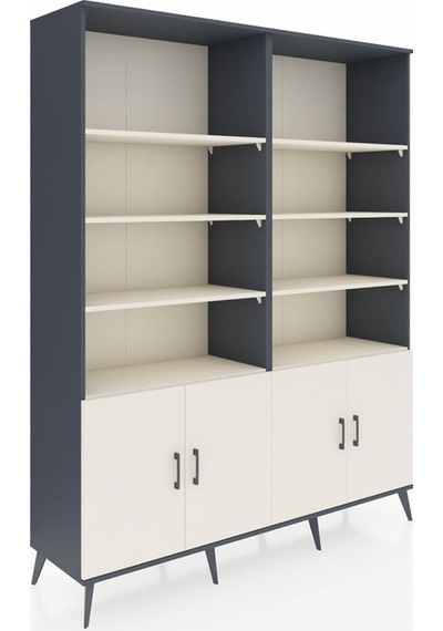 Hyperion Gardrop 10 Raflı 4 Kapaklı 176x44x221 Antrasit-aytaşı Aytaşı Hyperion Gardrop 10 Raflı 4 Kapaklı 176x44x221 Antrasit-aytaşı Aytaşı