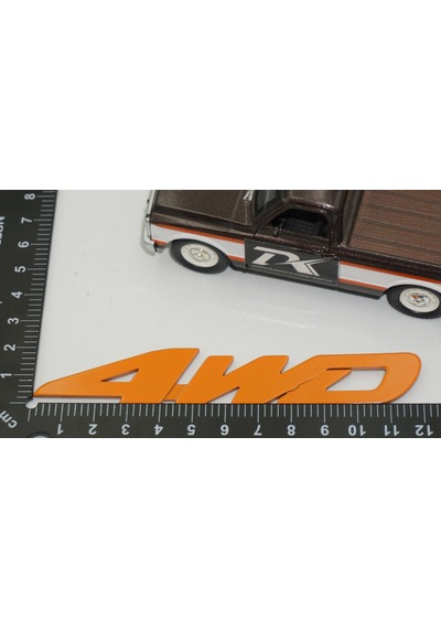 Dk Tuning Arazi Off Road 4wd Turuncu Abs Yazı Logo Amblem Bagaj Arma