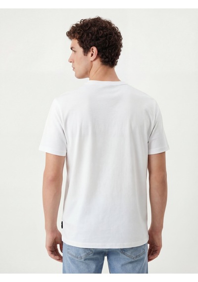 LOFT Loose Fit Erkek Tshirt K.kol Lf2042153 Q1.v1 Beyaz