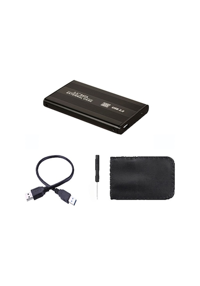 2.5" USB 2.0 Harici SATA Harddisk HDD-SSD Kutusu