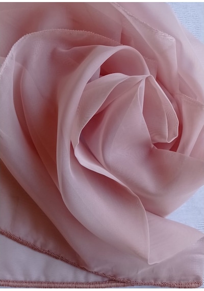 Evdepo Home Pembe Vual Tül Perde Tek Kanat