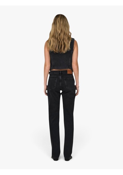 Only Onljacı Mw Straıght Bl Dnm Cro Kadın Siyah Jean - 15301779