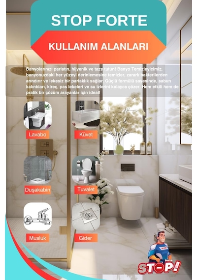 Stop Forte Wc &amp Banyo Temizleyici