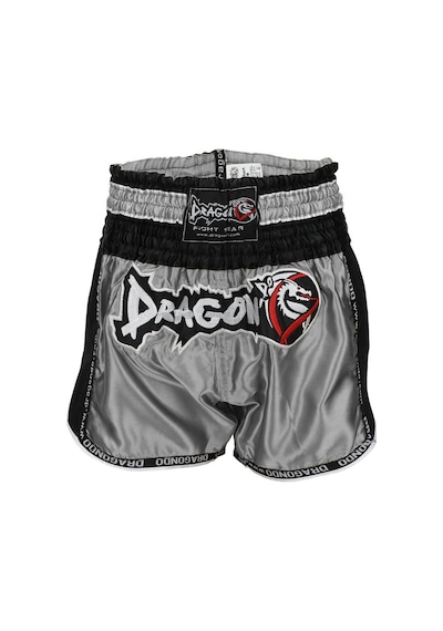 Dragondo Mt3075 Retro Neo Muaythai Şortu Gri