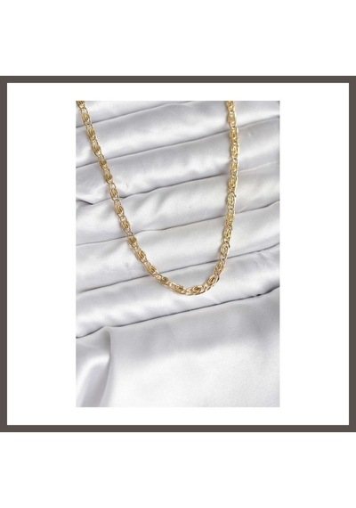 Bezos 14k Gold Renk Kaplama Zincir Model Cm Kadın Kolye Nxrlvng