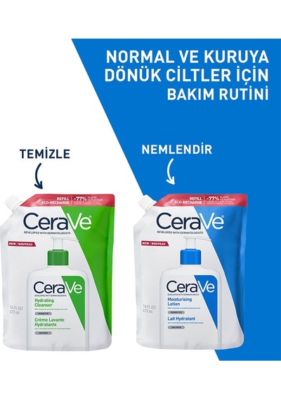 Cerave Nemlendirici Losyon Refill 473 Ml - Kuru Ve Çok Kuru Ciltler