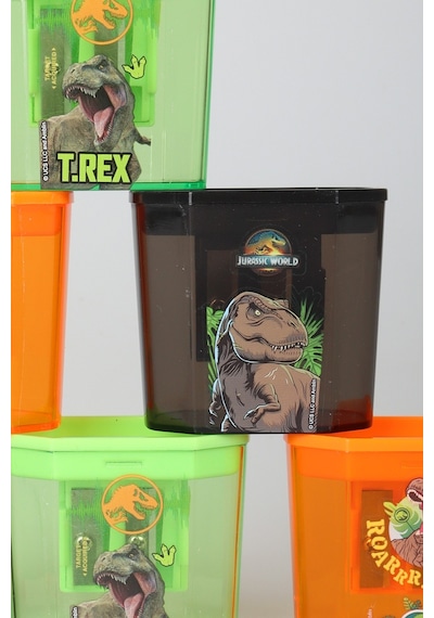 X Dekomus Lisanslı Jurassic World 2 Adet Çift Bıçaklı Kalemtraş