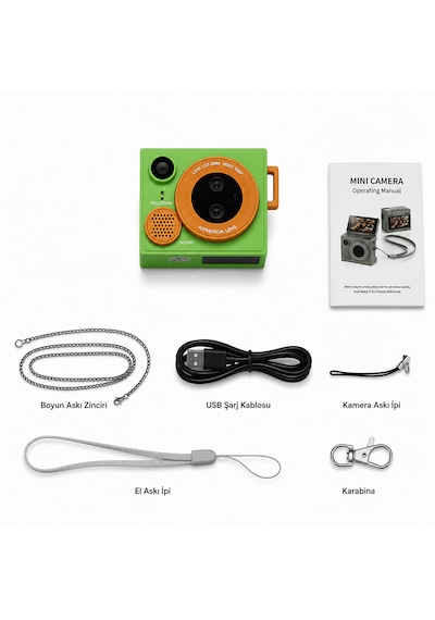 Bubitechh G13 Pro 1080P Mini Kamera Kompakt Dijital Fotoğraf Makinesi
