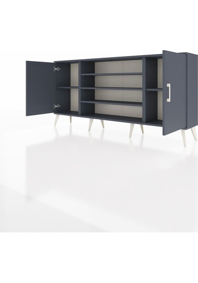 Arges Konsol 5 Raflı 2 Kapaklı 176x30x83 Antrasit-antrasit/antrasit Antrasit/antrasit Arges Konsol 5 Raflı 2 Kapaklı 176x30x83 Antrasit-antrasit/antrasit Antrasit/antrasit