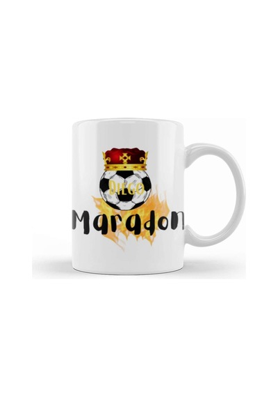 Diego Armando Maradona Kupa Bardak Porselen Karışık
