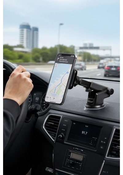 Araç İçi Telefon Tutucu Çok Amaçlı Magnetic Car Holder Jx-005 Siyah