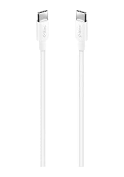 Usb-c - Usb-c 120cm 60w Pd/qc Hızlı Şarj/data Kablosu Beyaz
