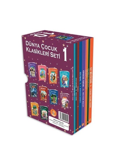 Dünya Çocuk Klasikleri Seti-1 10 Kitap Biom Yayınları