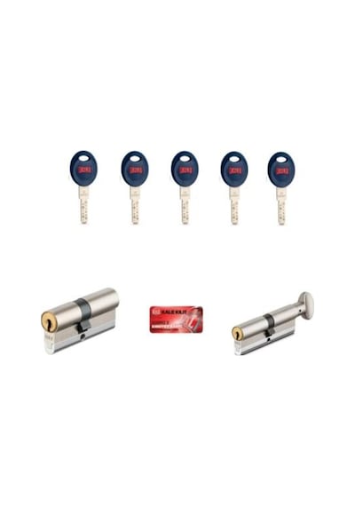Kale Kilit 264 Cech 2'li Set Hareketli Pimli Silindir 68mm