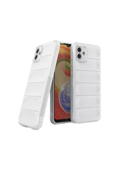 Samsung Galaxy A05 Kılıf Optimum Silikon - Krem Çok Renkli
