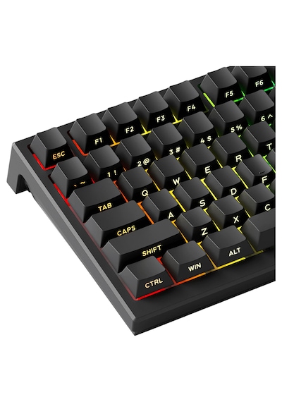 Akko Tac75 He Black %75 Glare Manyetik Switch 8k Hz Hall Effect Argb İngilizce Gaming Klavye