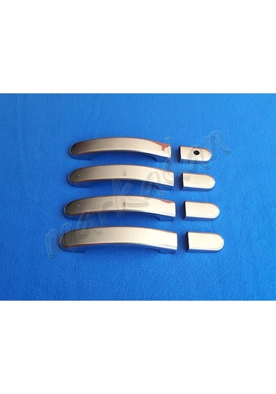 Ford Fiesta Krom Kapı Kolu 2002-2008 4 Kapı Paslanmaz Çelik