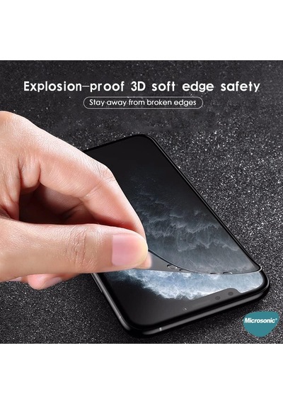 Ekran Koruyucu Apple İphone 15 Plus İçin Seramik Matte Flexible Ekran Koruyucu Siyah İphone 15 Plus İle Uyumlu Ekran Koruyucu - Siyah
